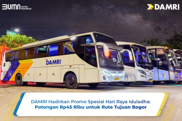DAMRI Hadirkan Promo Spesial Hari Raya Iduladha: Potongan Rp45 Ribu untuk Rute Tujuan Bogor
