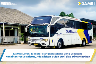 DAMRI Layani 18 Ribu Pelanggan selama Long Weekend Kenaikan Yesus Kristus, Ada Diskon Bulan Juni Siap Dimanfaatkan