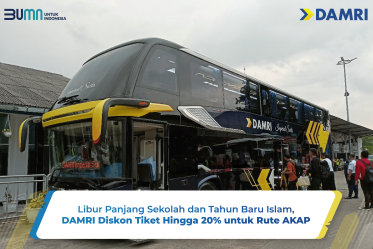 Libur Panjang Sekolah dan Tahun Baru Islam, DAMRI Diskon Tiket Hingga 20% untuk Rute AKAP