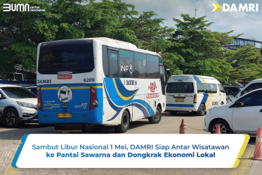 Sambut Libur Nasional 1 Mei, DAMRI Siap Antar Wisatawan ke Pantai Sawarna dan Dongkrak Ekonomi Lokal